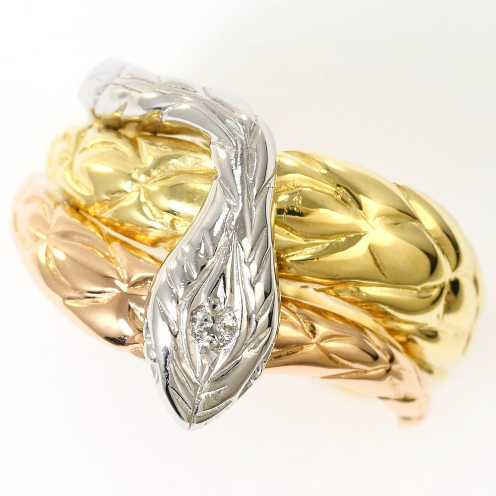 VINTAGE 18k Gold Diamond Ring